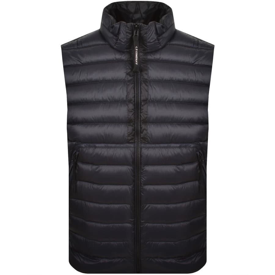CP Company DD Shell Down Gilet Navy | Mainline Menswear x